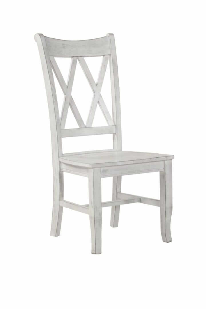 homestead chair white color real wood