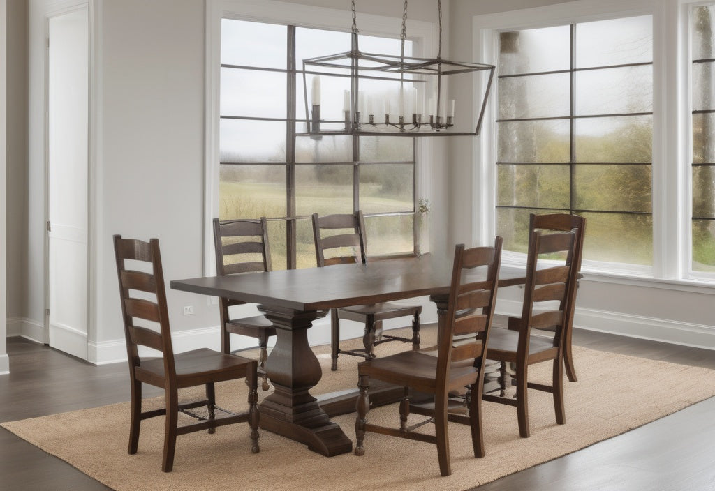 custom homestead dining table