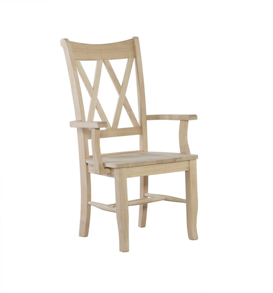 Double X-Back Homestead Arm Chair